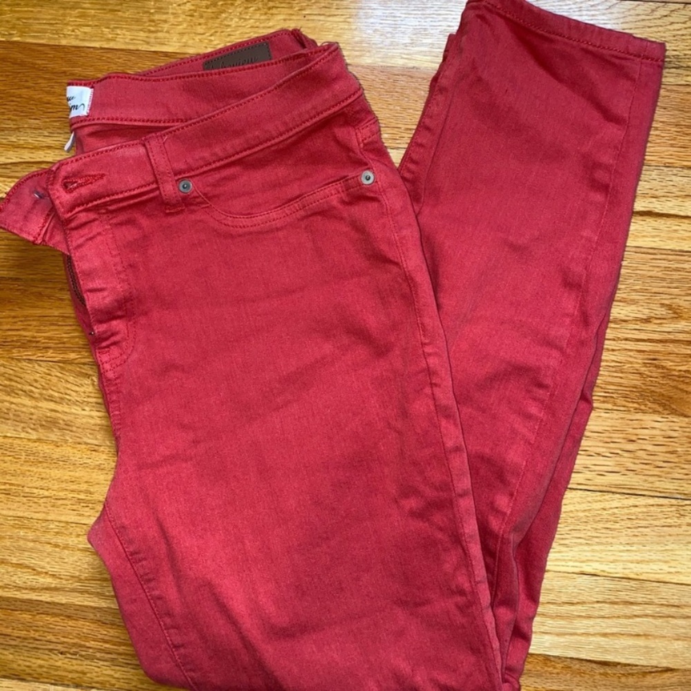 Lakeview Denim Red Denim Pants - Stitch Fix
